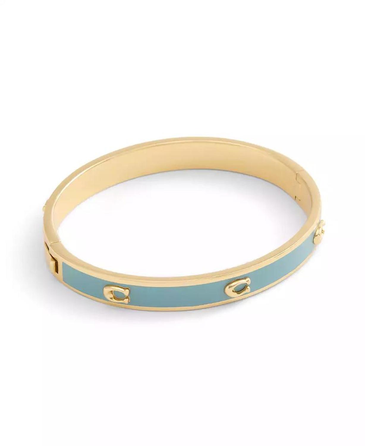 Signature C Enamel Bangle Bracelet