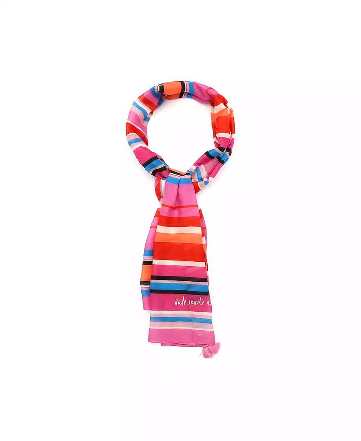 Women's Sunny Stripe Oblong Scarf
