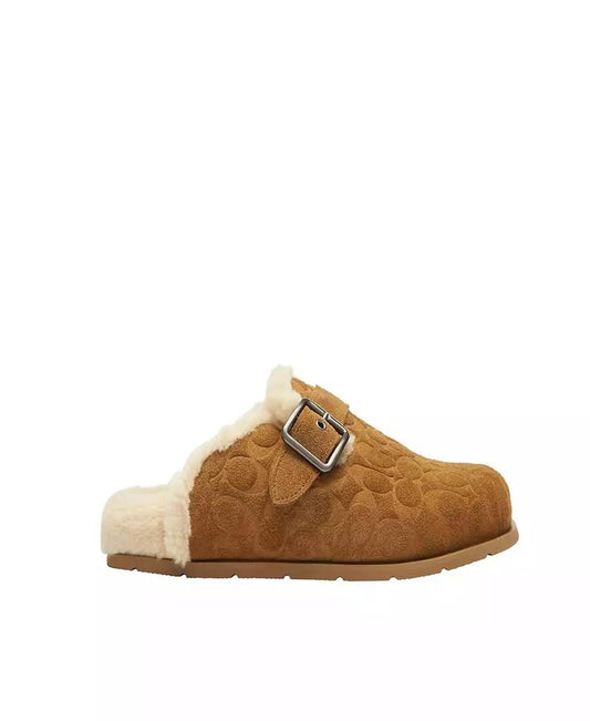 Men's Buckle Clog In Signature Slippers