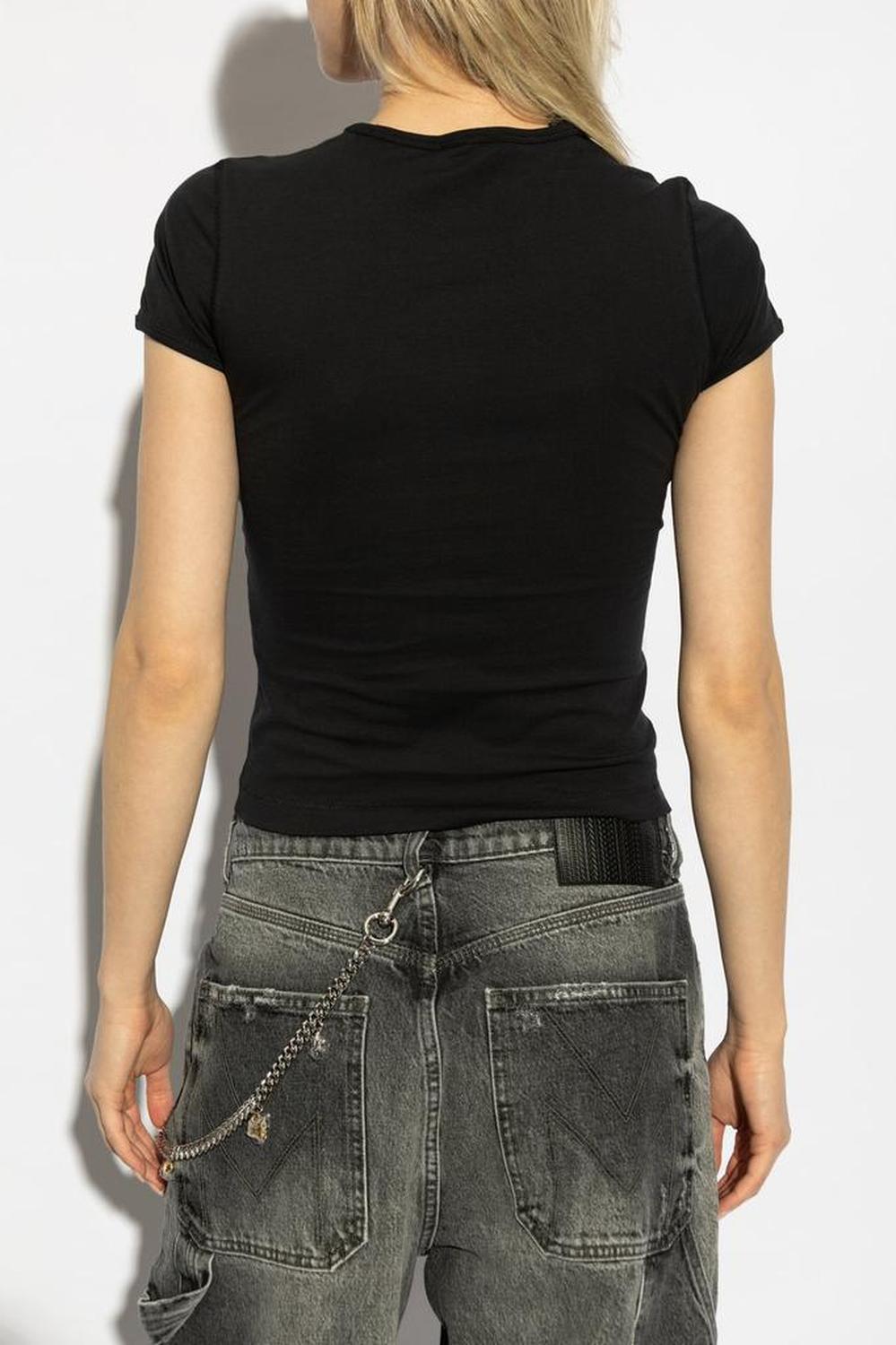 Marc Jacobs Charm Logo Shrunken T-Shirt