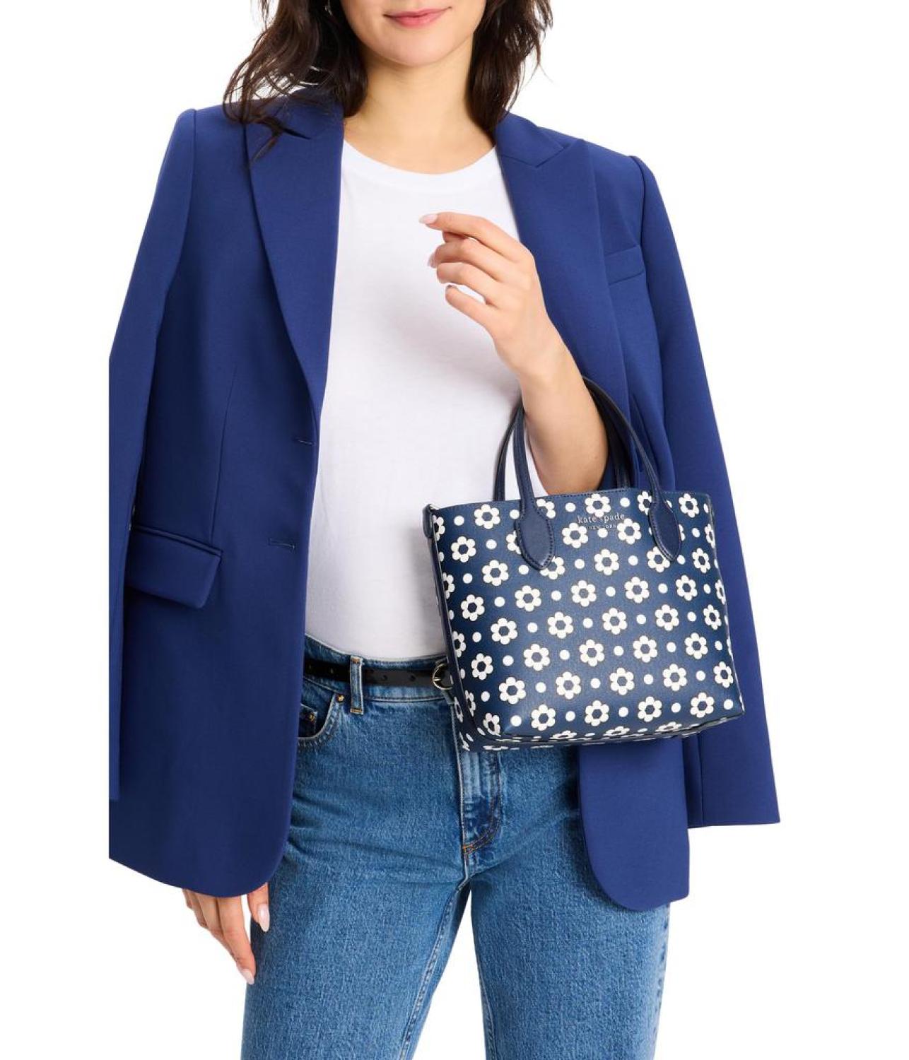 Bleecker Daisy Dot Printed Pvc Medium Crossbody Tote