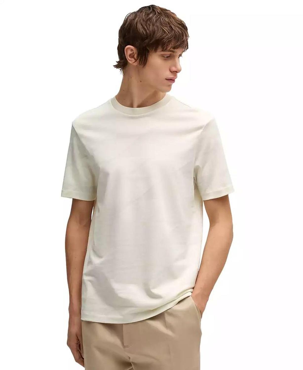 Men's Two-Tone Jacquard T-Shirt