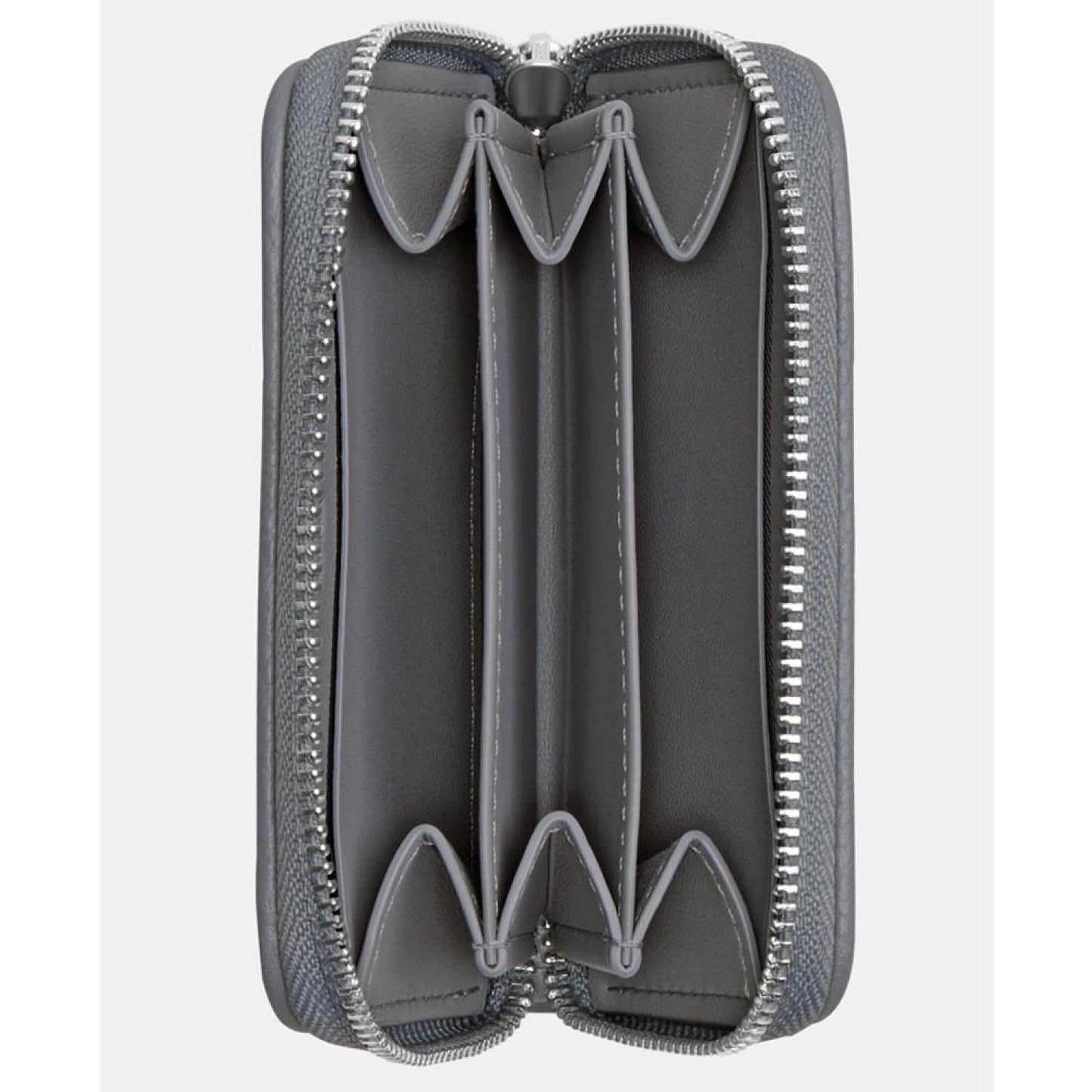 Boxed Signature Jacquard Zip-Around Card Case