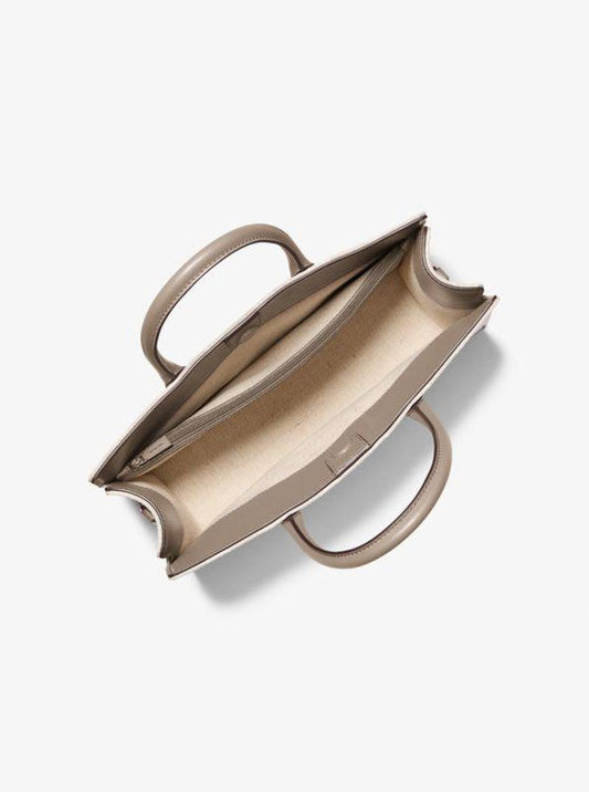 Scarlett Medium Logo Jacquard Satchel