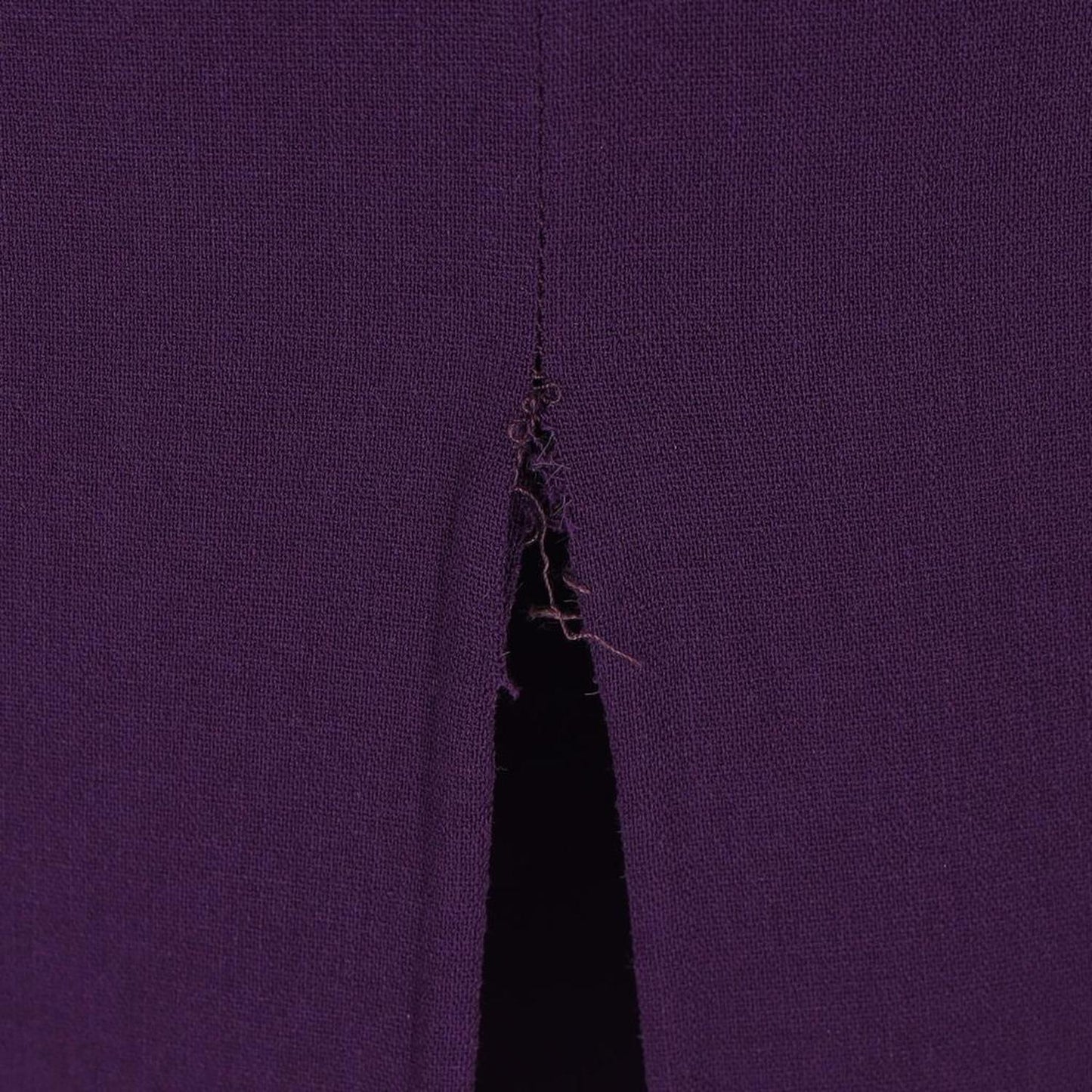 Bodycon Pencil Dress in Purple Virgin Wool