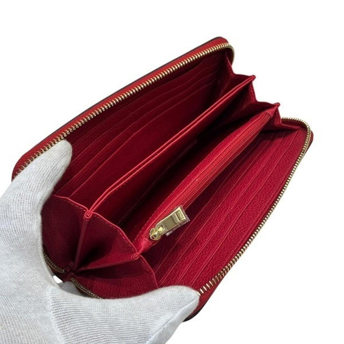 Leather Long Wallet (Bi-Fold) (Pre-Owned)