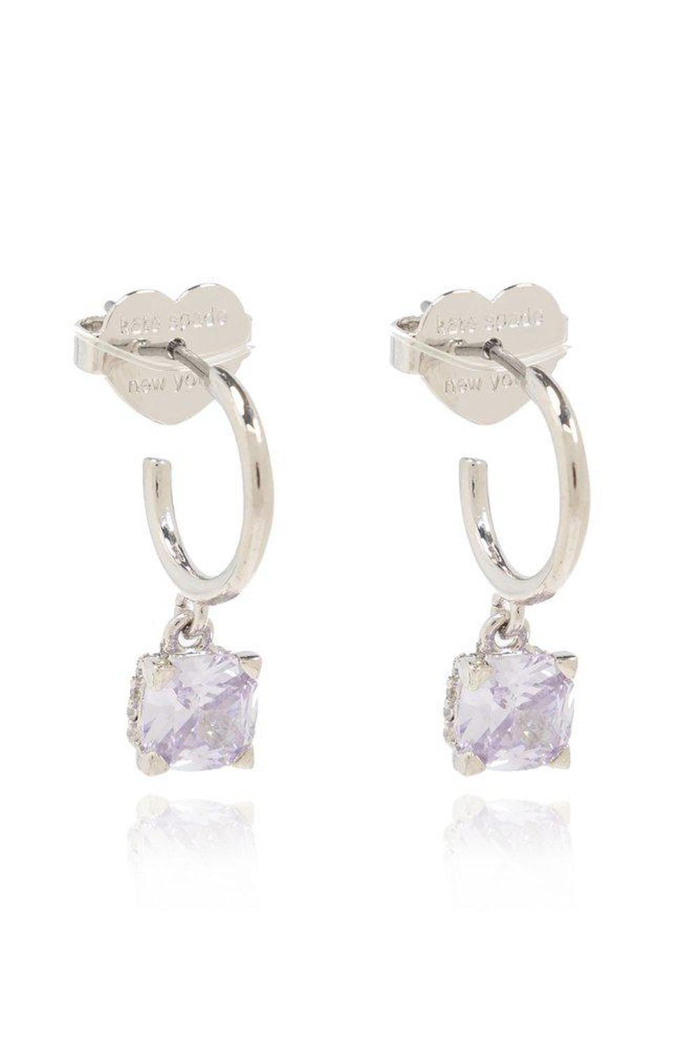 Kate Spade Little Luxuries Square Huggies Earrings