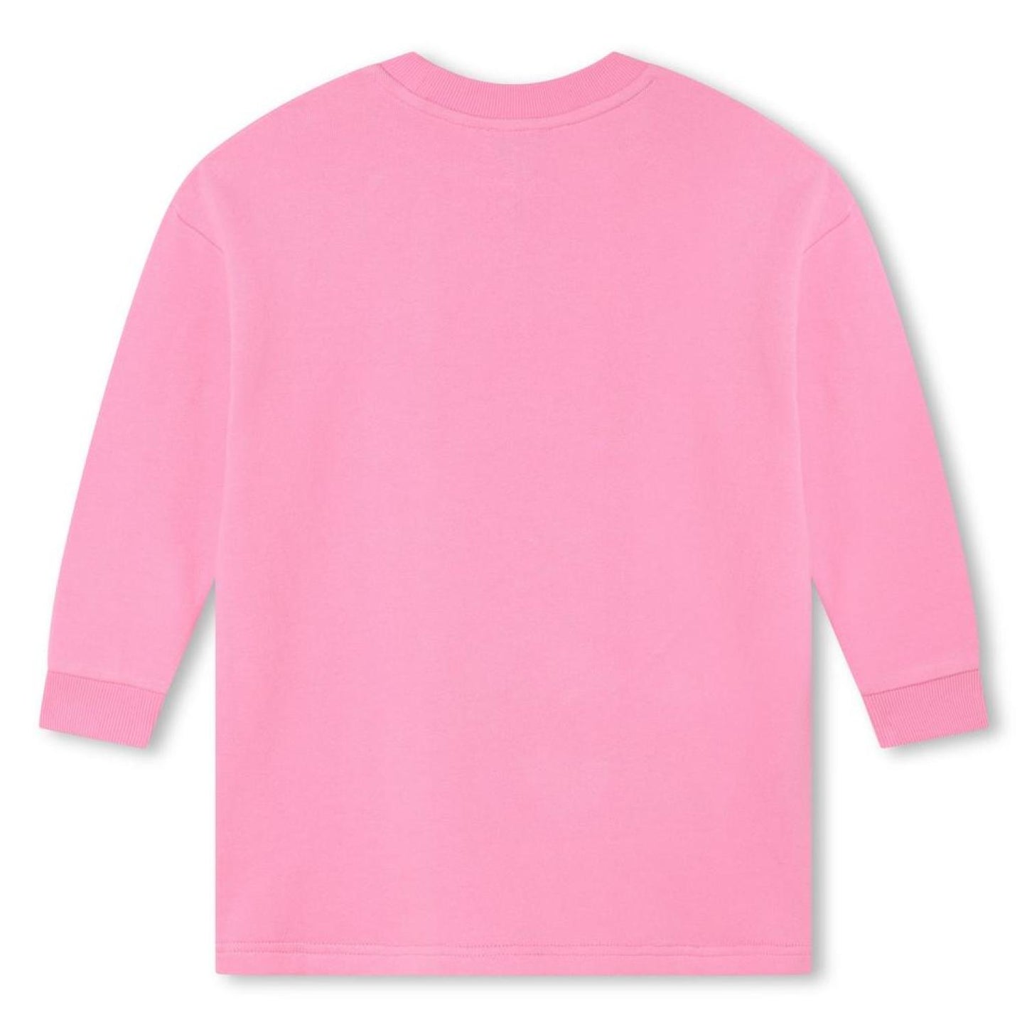 Pink Shoulder Bag Sweater Dress