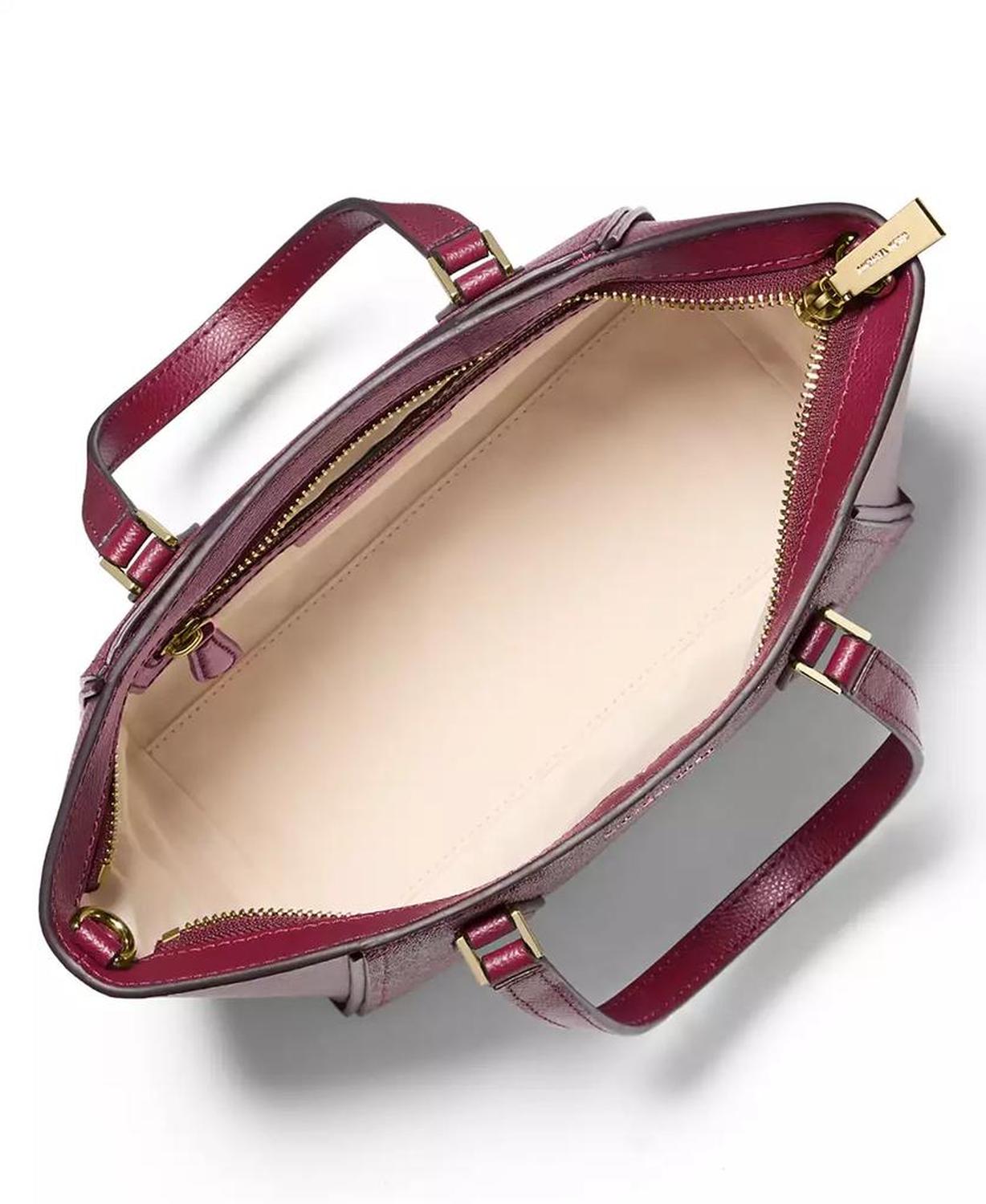 Michael Kors Taryn Small Signature Logo and Leather Convertible Crossbody Bag