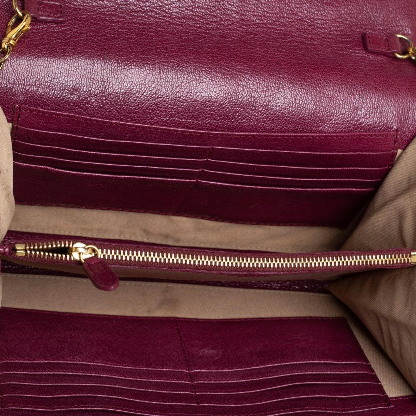 Marc Jacobs Quilted Leather Flap Chain Clutch