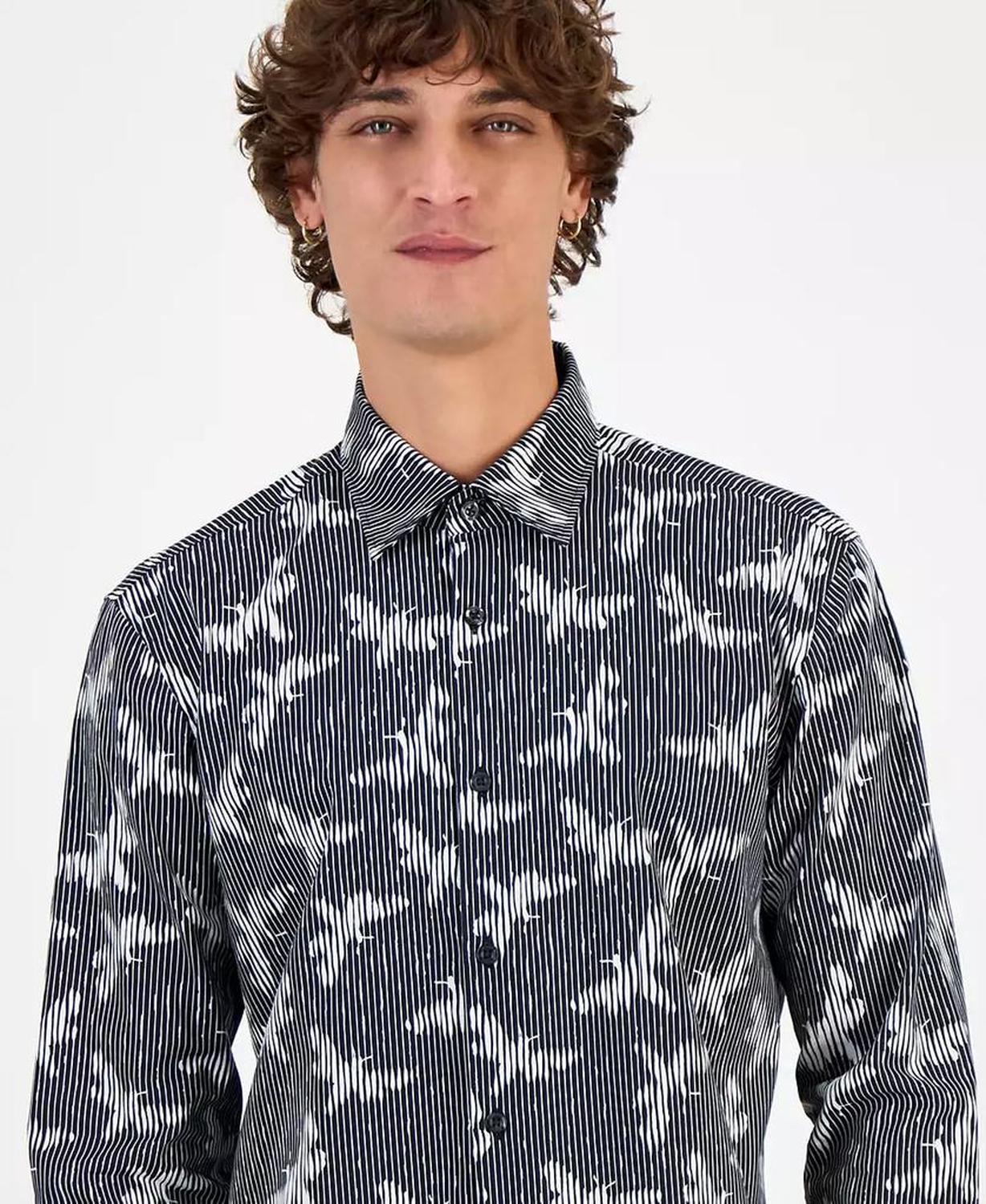 Men's Ermo Butterfly Patterned Shirt
