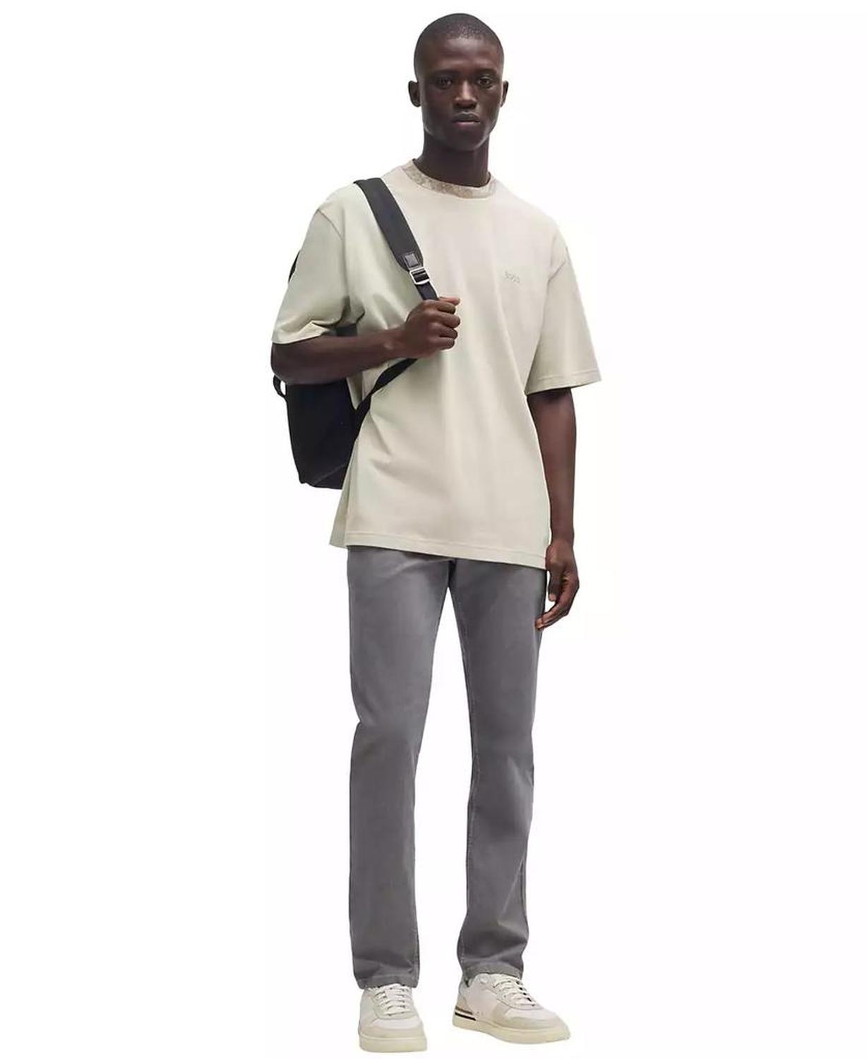 Men's Artwork Collar Relaxed Fit T-Shirt