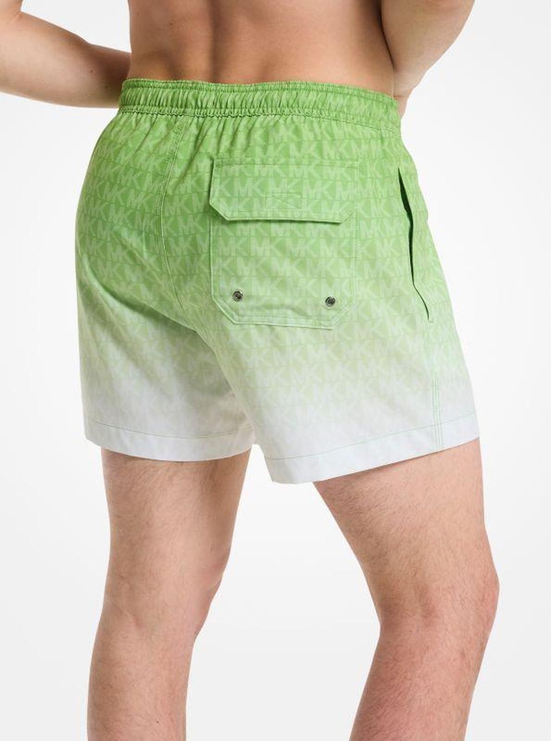 Ombré Signature Logo Swim Trunks