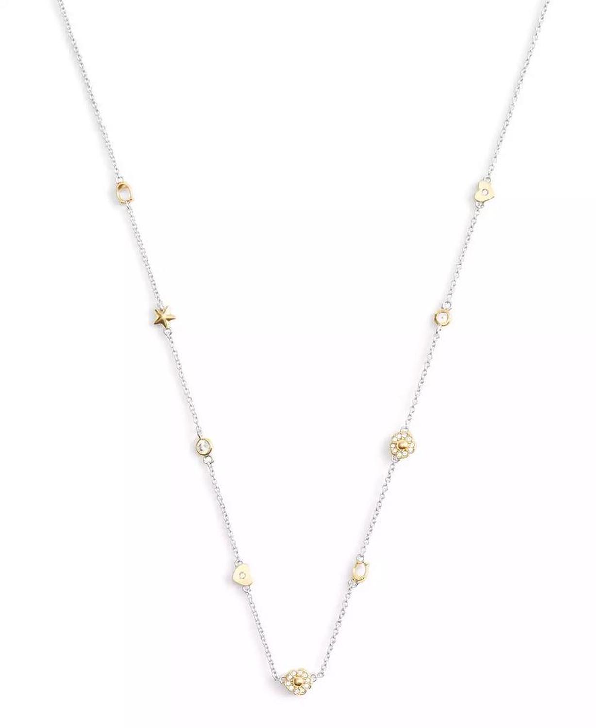 Signature Tea Rose Heart Strand Necklace
