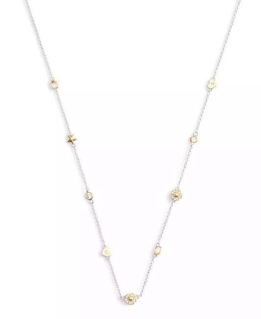 Signature Tea Rose Heart Strand Necklace