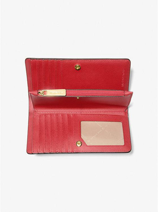 Jet Set Charm Saffiano Leather Continental Wallet