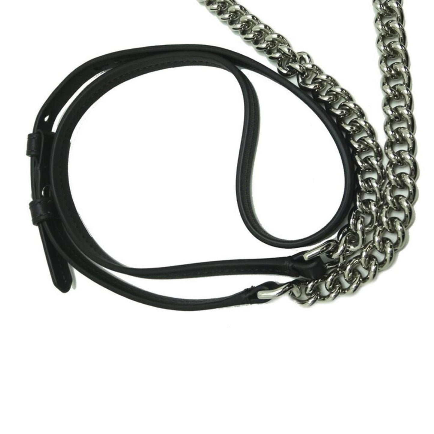 Tweed Leather Shoulder Bag (Pre-Owned)