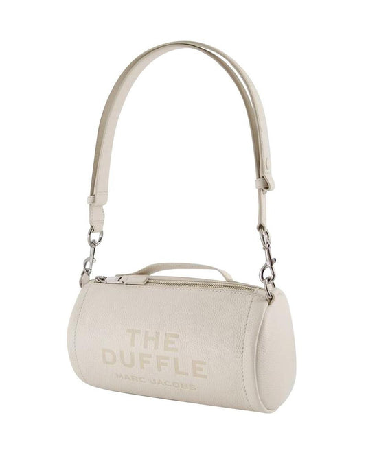 Duffle Bag - - Leather - Silver