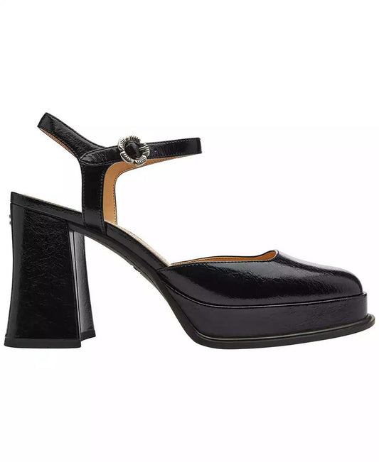 Women's Sculpted-Heel Platform Pumps