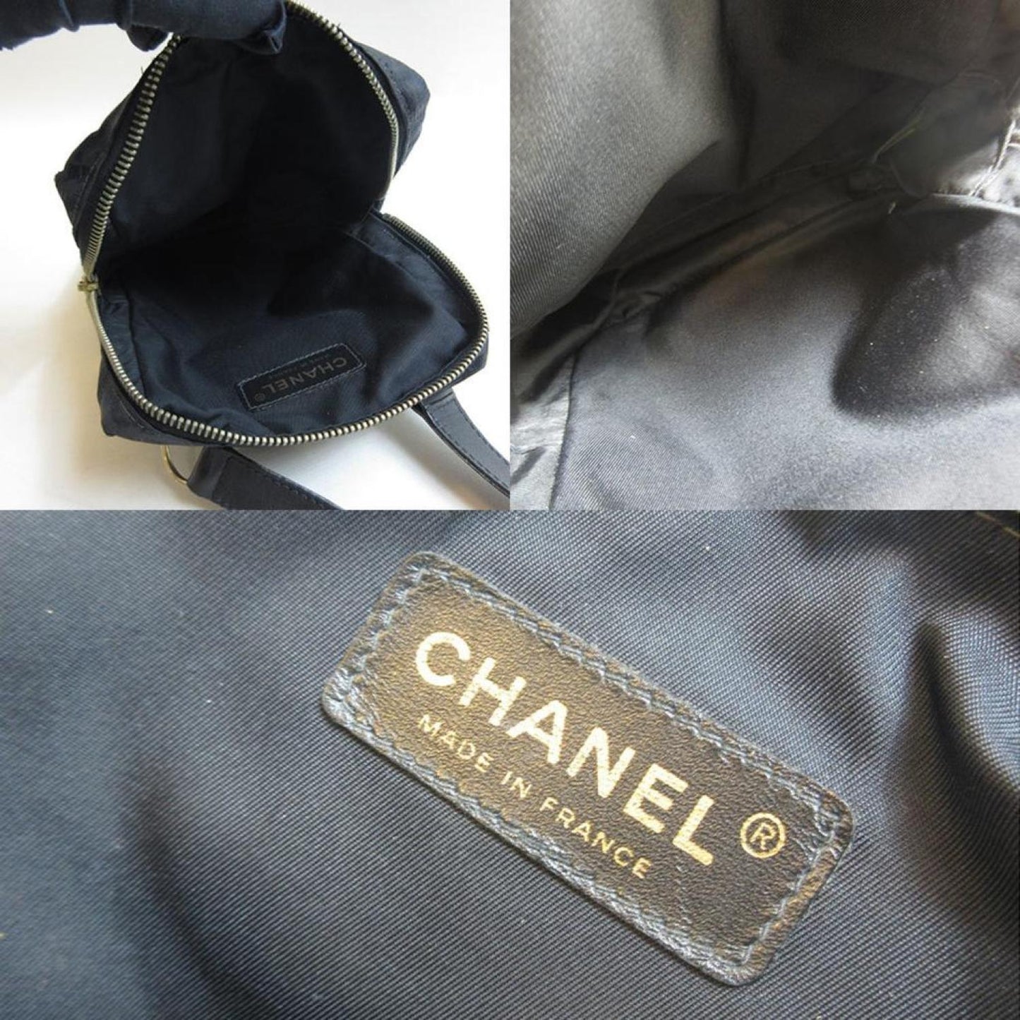 Chanel Travel Line Synthetic Shoulder Bag (Pre-Owned)