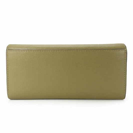 Leather Long Wallet (Bi-Fold) (Pre-Owned)