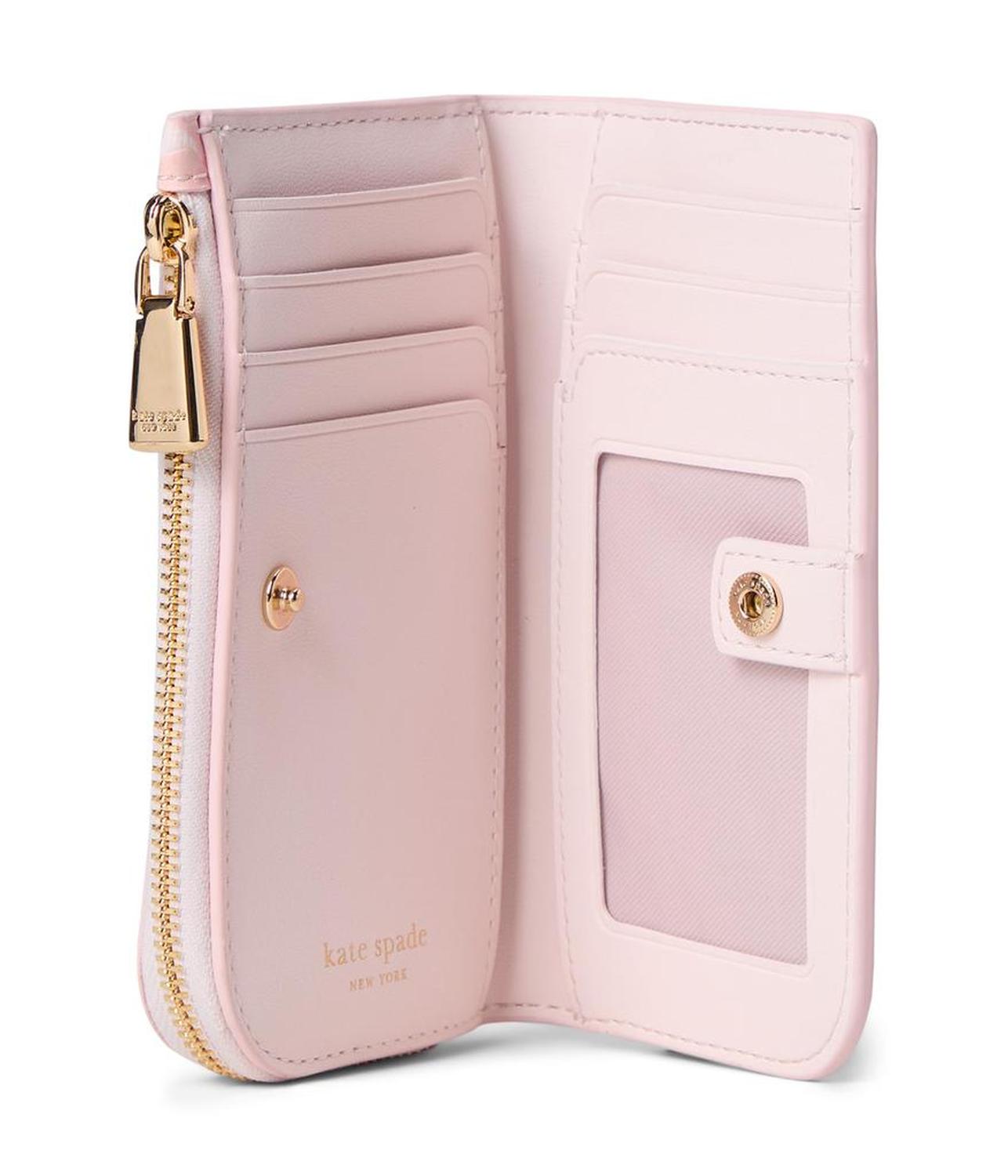 Devin Spring Pansies Small Slim Bifold Wallet