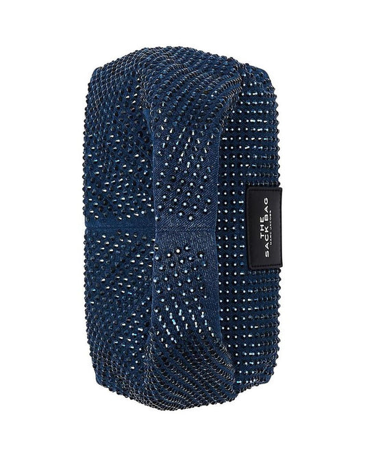 The Crystal Denim Mini Sack Bag