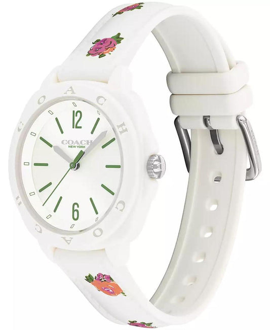 Women's Kitt Chalk Silicone Strap Watch, 35.4mm