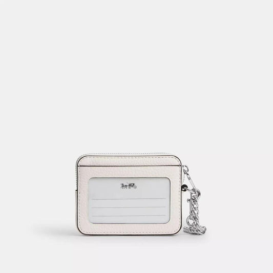 Cosmic Coach Zip Card Case With Rocket Print