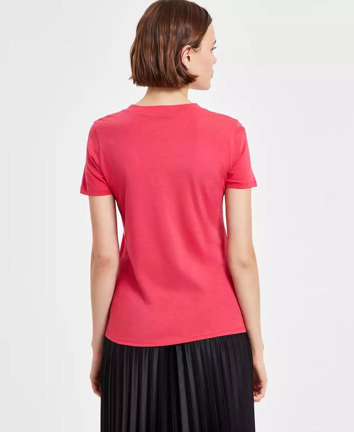 Women's Cotton Logo Crewneck Short-Sleeve T-Shirt