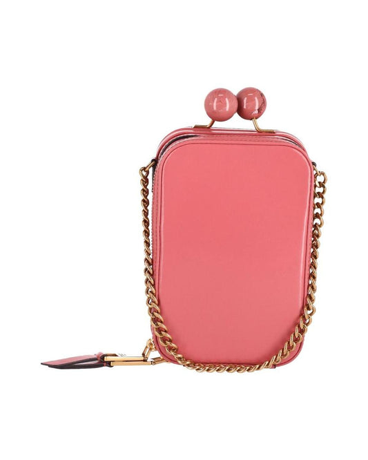 Marc Jacobs The Vanity Crossbody Bag in Pink Leather