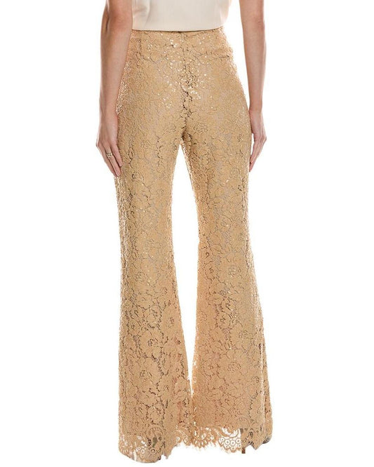Floral Lace Paillette Flare Pant