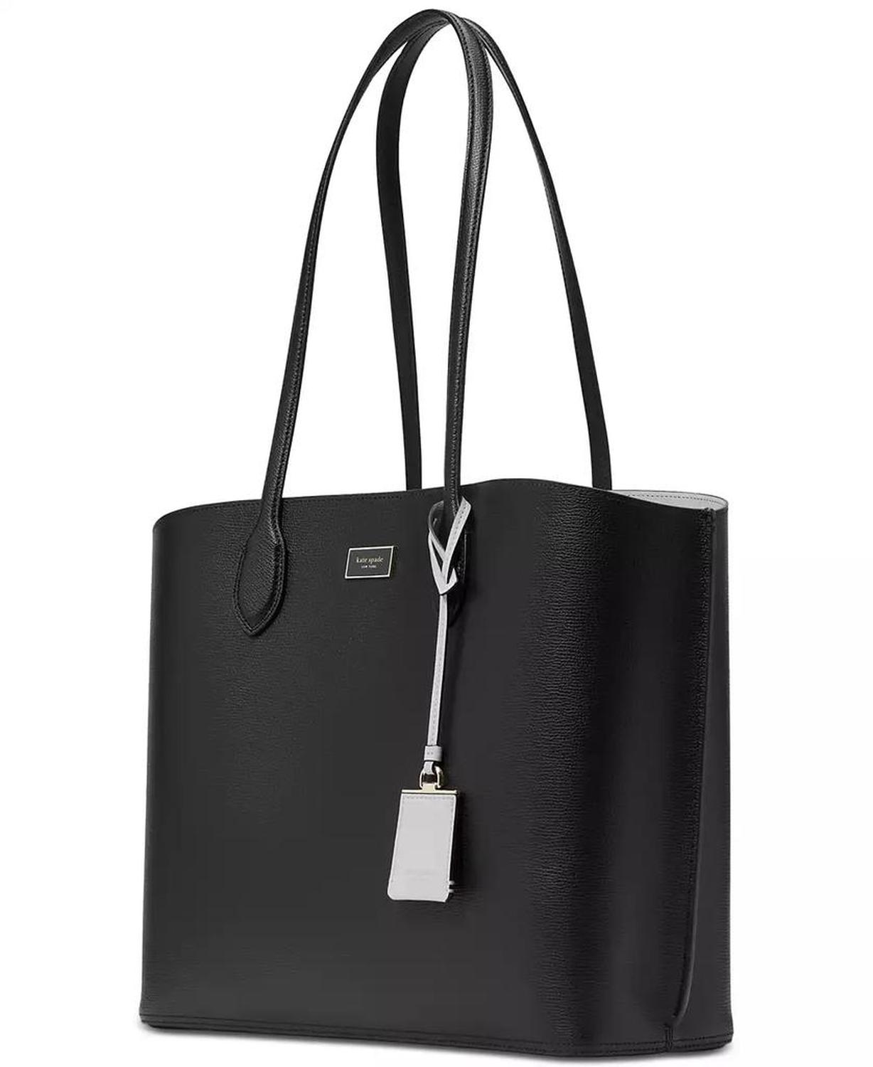 Suite Leather Work Tote Bag
