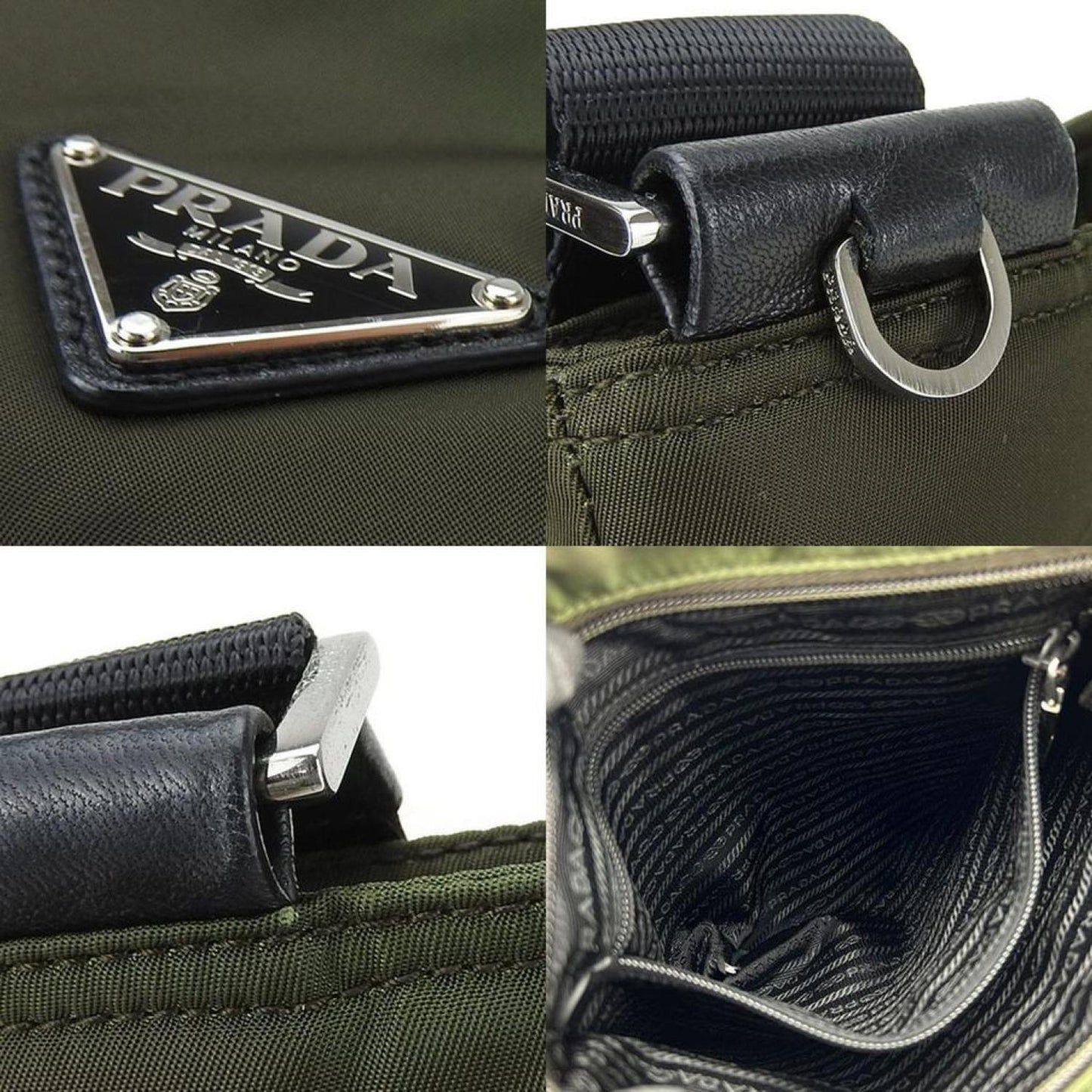 Prada Tessuto Synthetic Shoulder Bag (Pre-Owned)