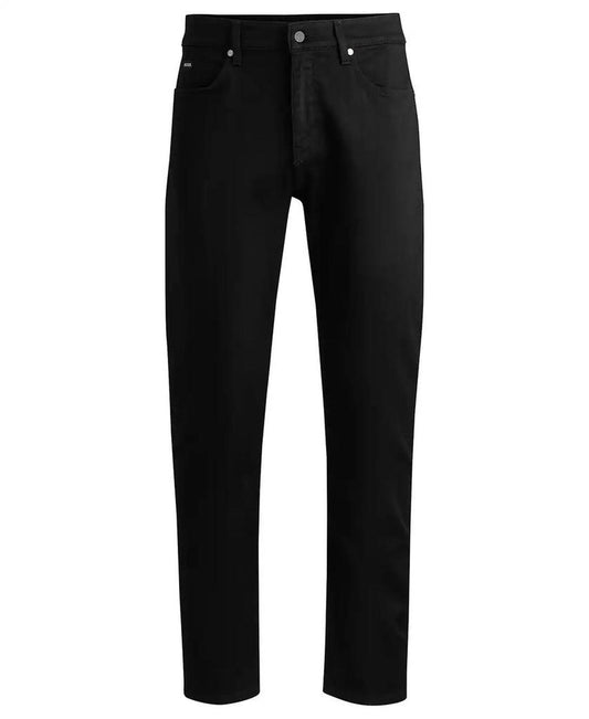 Men's Black Super-Soft Regular-Fit Jeans