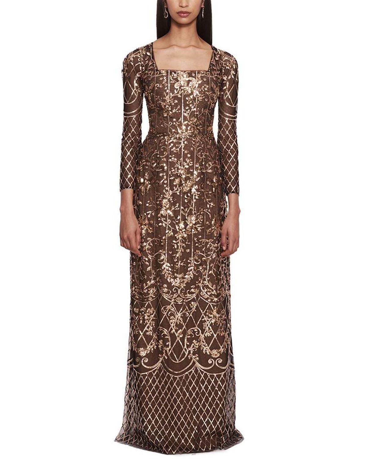 Sequin Lattice Dress