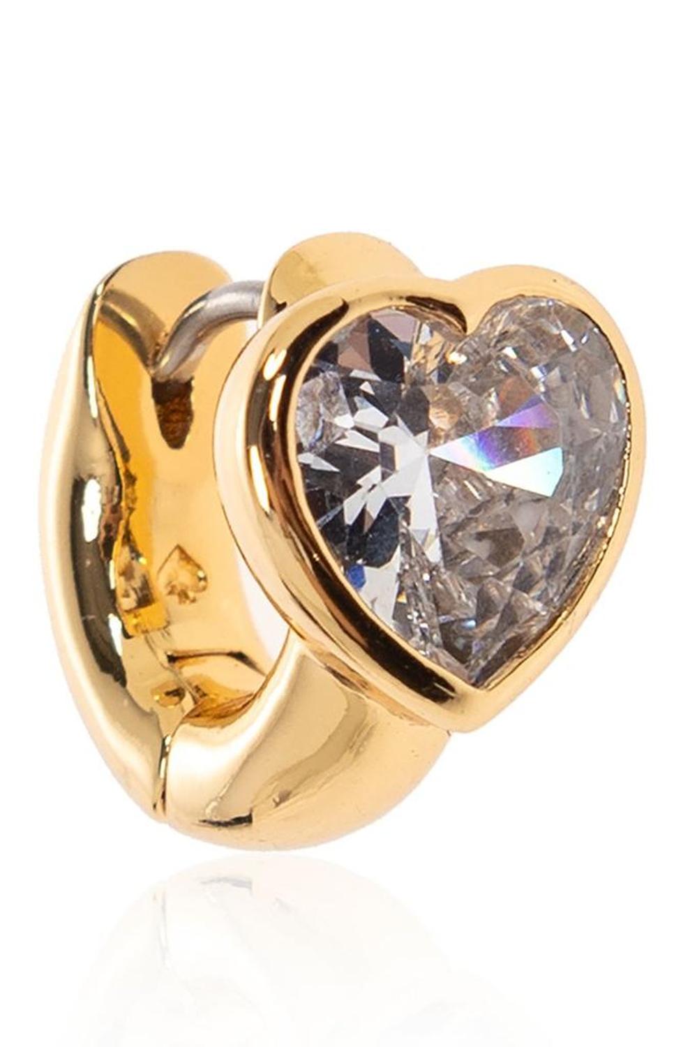 Kate Spade Keep Sparkling Heart Huggies Earrings