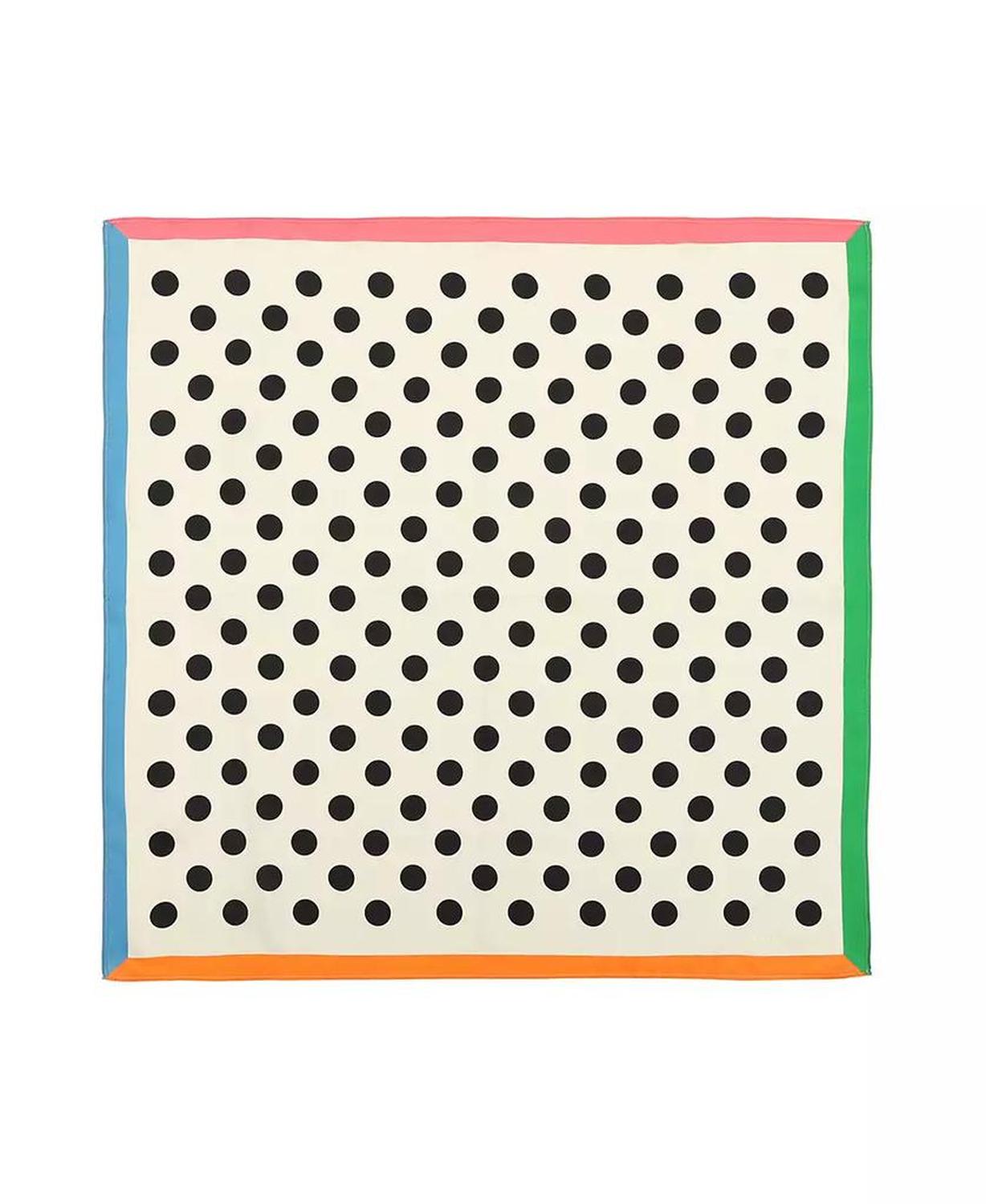 Women's Breezy Dot Silk Bandana Scarf