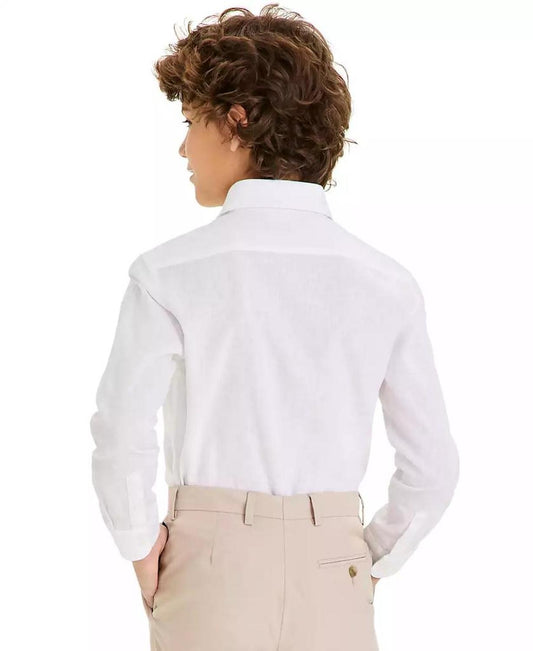 Big Boys Linen Button-Down Shirt