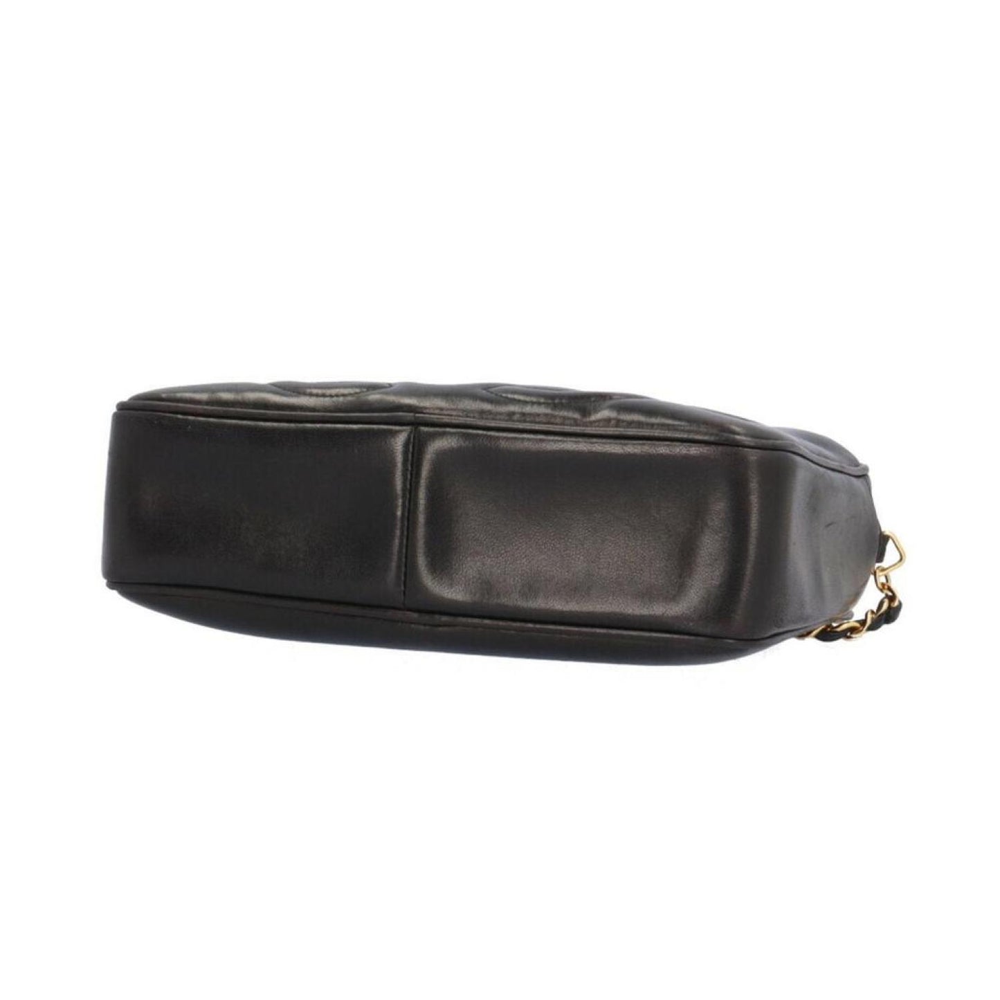 Chanel Logo Cc Leather Shoulder Bag (Pre-Owned)