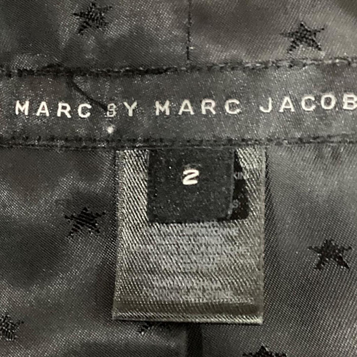 Marc by Buton-Detail Open Jacket in Black Leather
