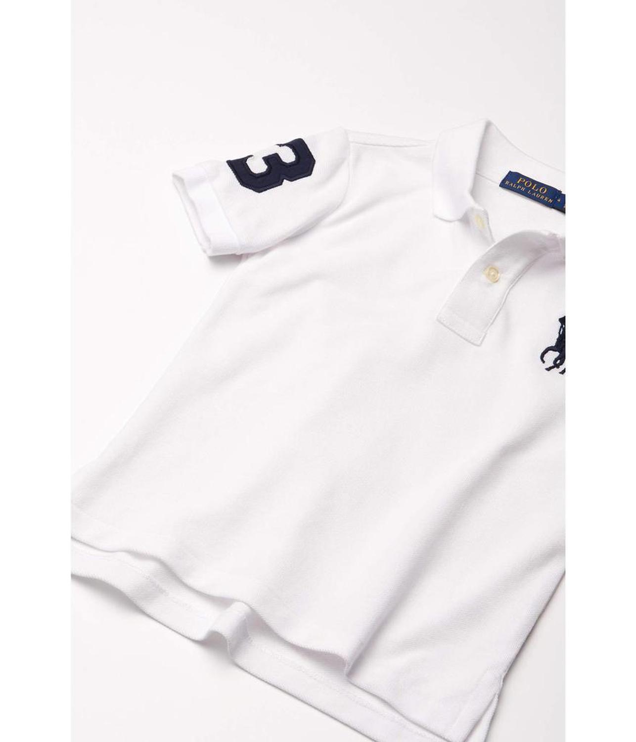 Big Pony Cotton Mesh Polo Shirt (Little Kids)