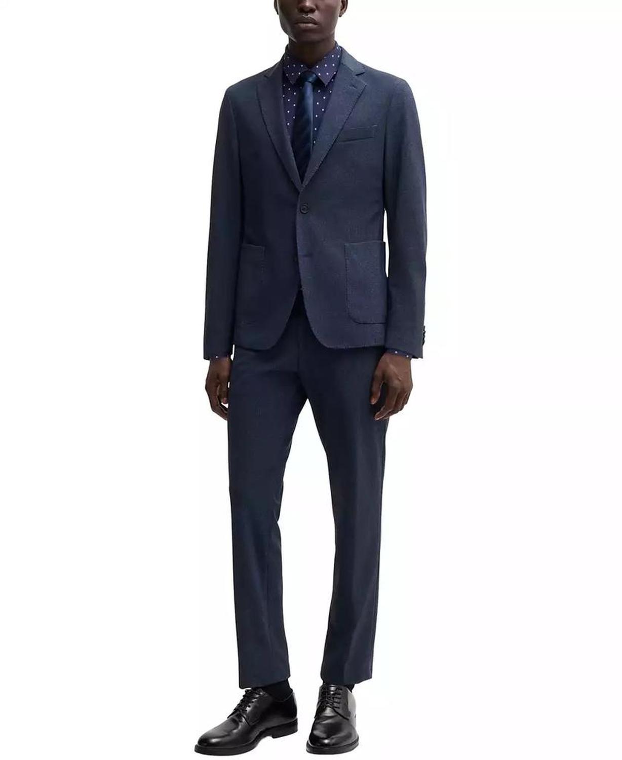 Men's Slim-Fit Performance Dress Shirt