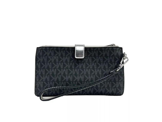 Jet Set Travel Double Zip Wristlet Women's Wallet