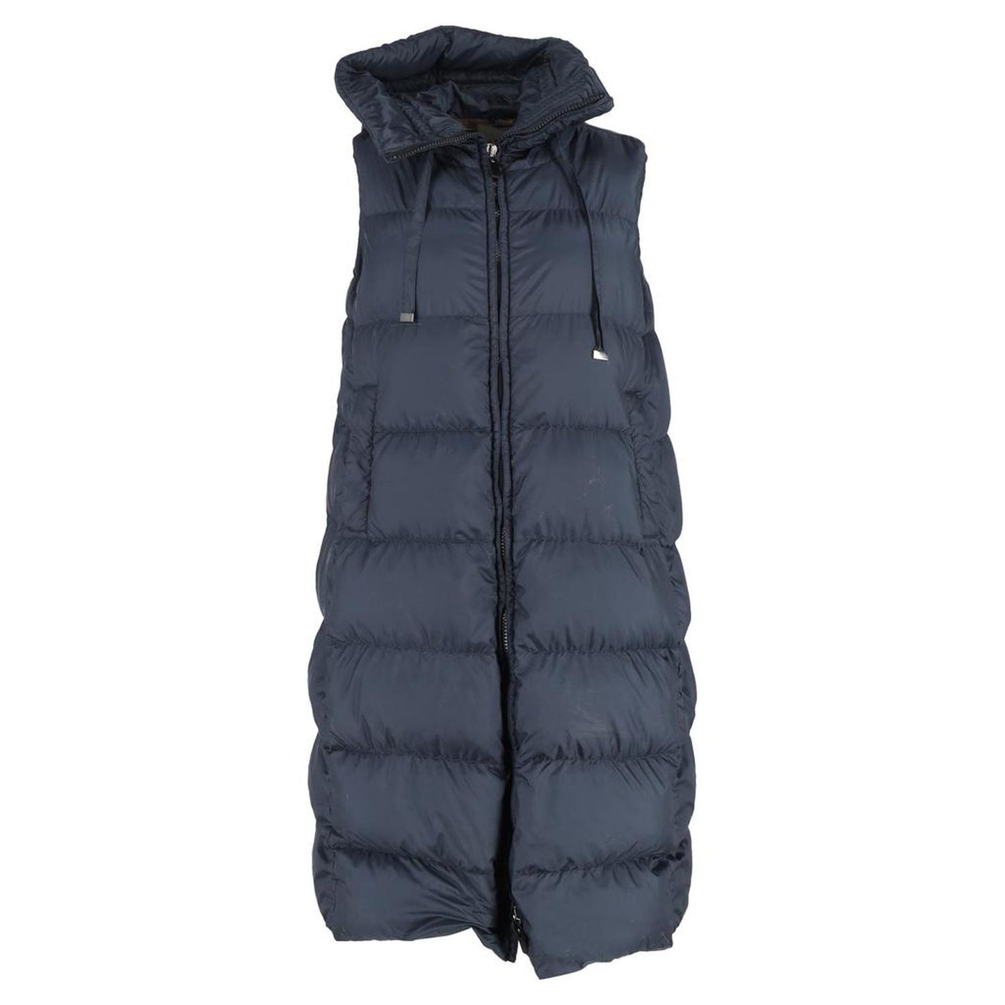 The Cube Seigel Down Vest in Navy Blue Polyamide