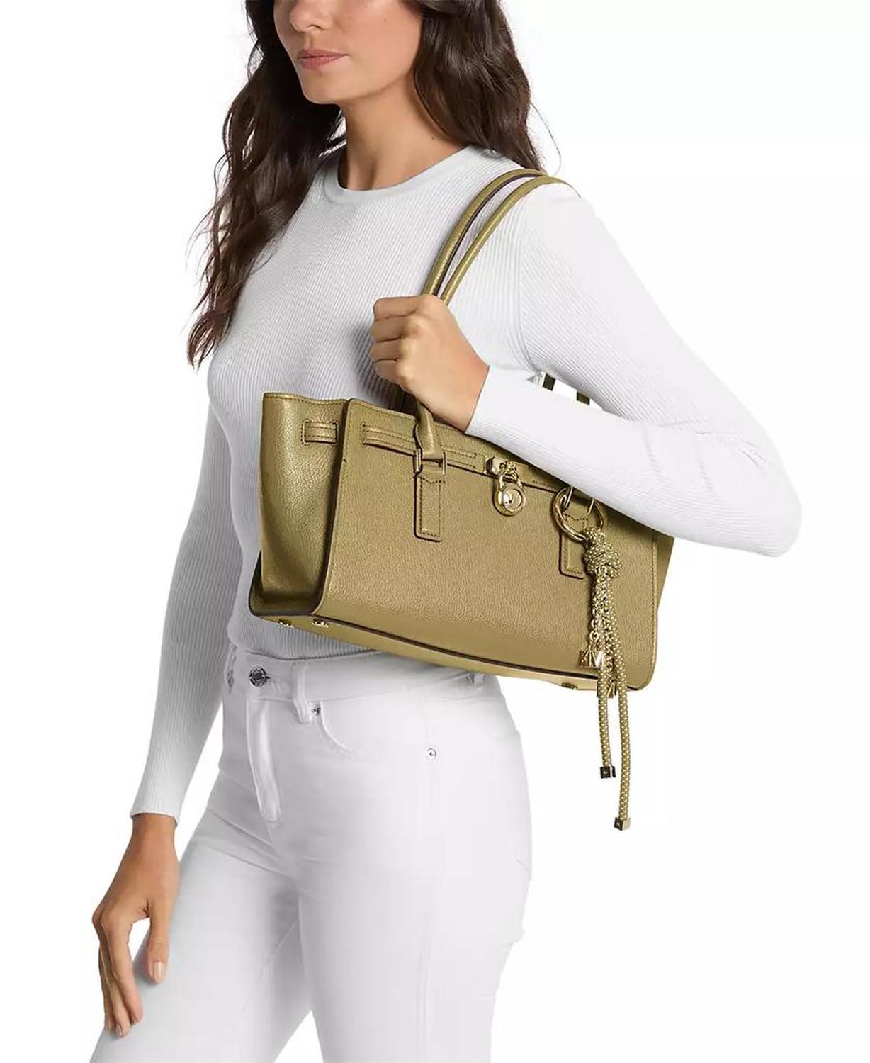 Hamilton Moderne Small Leather Satchel