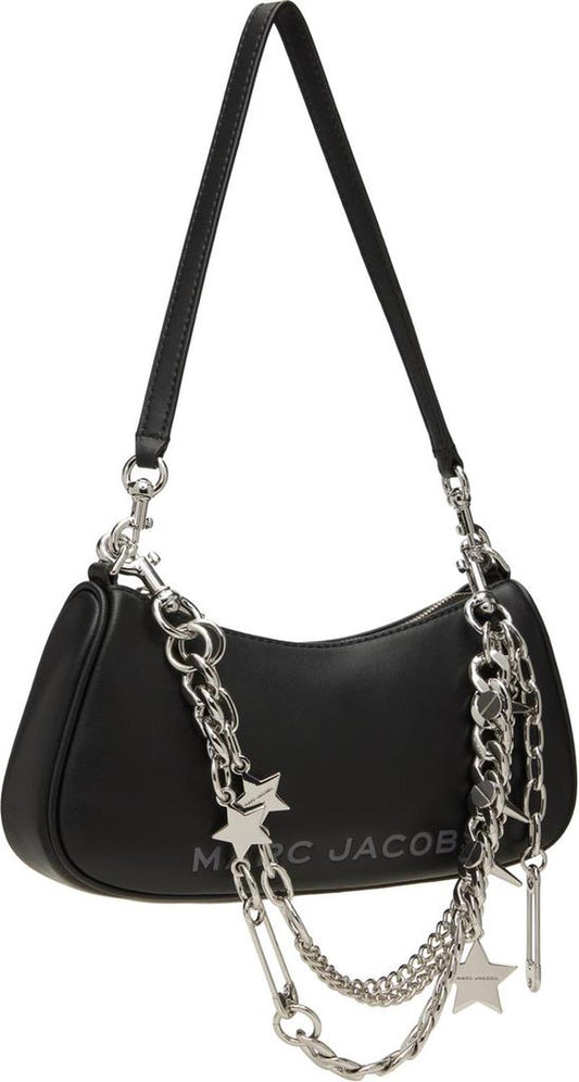 Black 'The Star Charm Shoulder' Bag