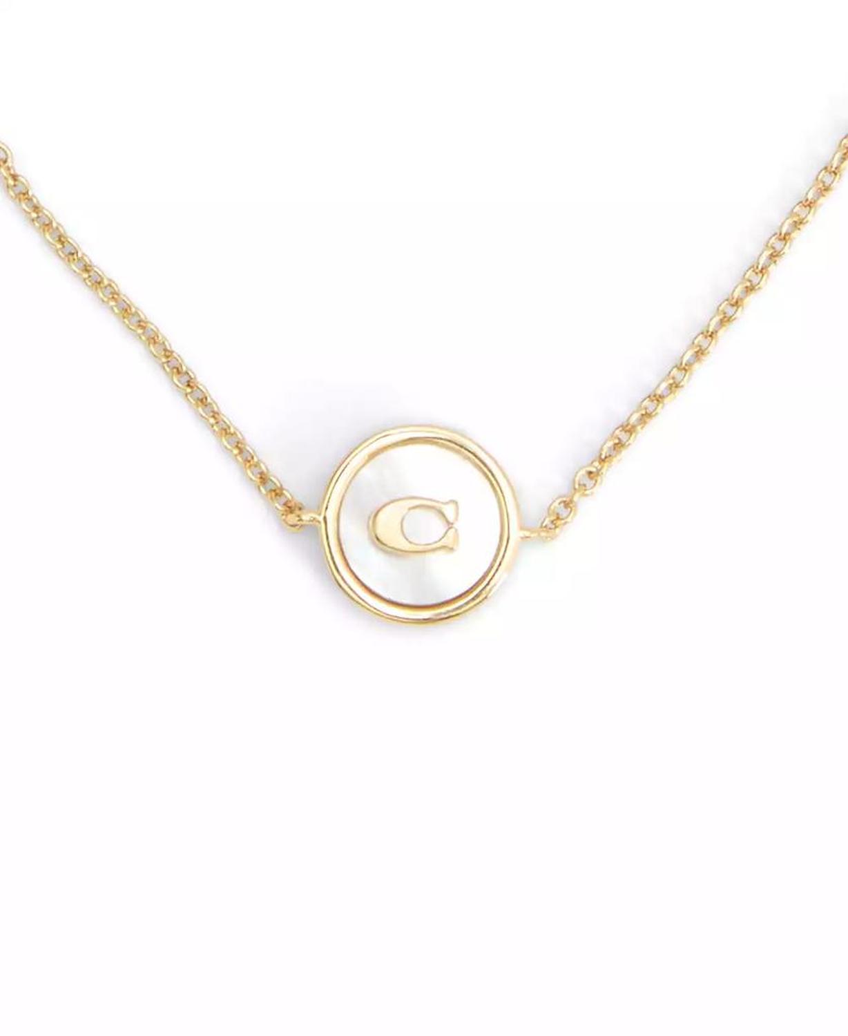 Signature Mother of Pearl Coin Slider Bracelet