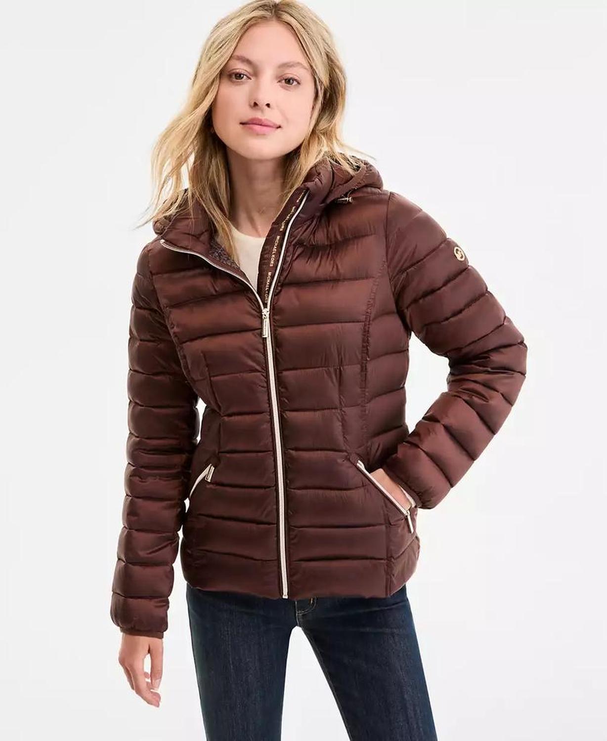 Women's Hooded Shine Packable Puffer Coat, Exclusively at Macy's