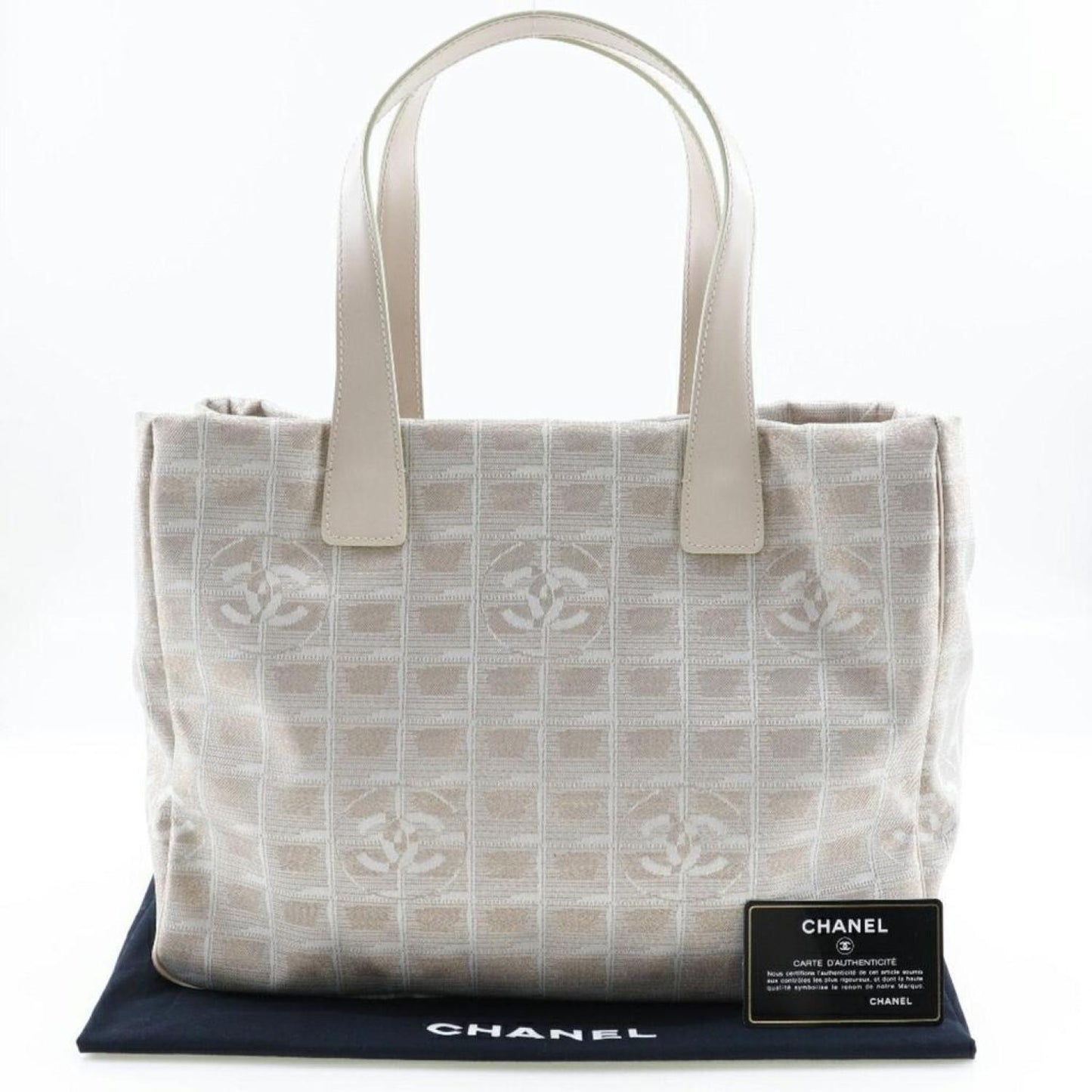 Chanel Travel Line Canvas Tote Bag (Pre-Owned)